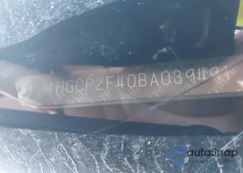 2011 Honda Accord Lxp from USA, damaged, VIN 1HGCP2F40BA039491